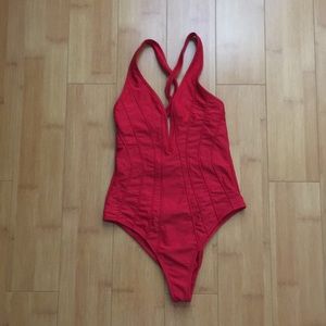 Juicy Red Zac Posen for Target Swim Suit